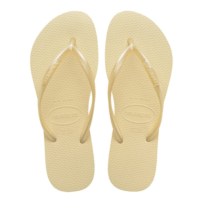 Slim Textured Thong Flip Flops