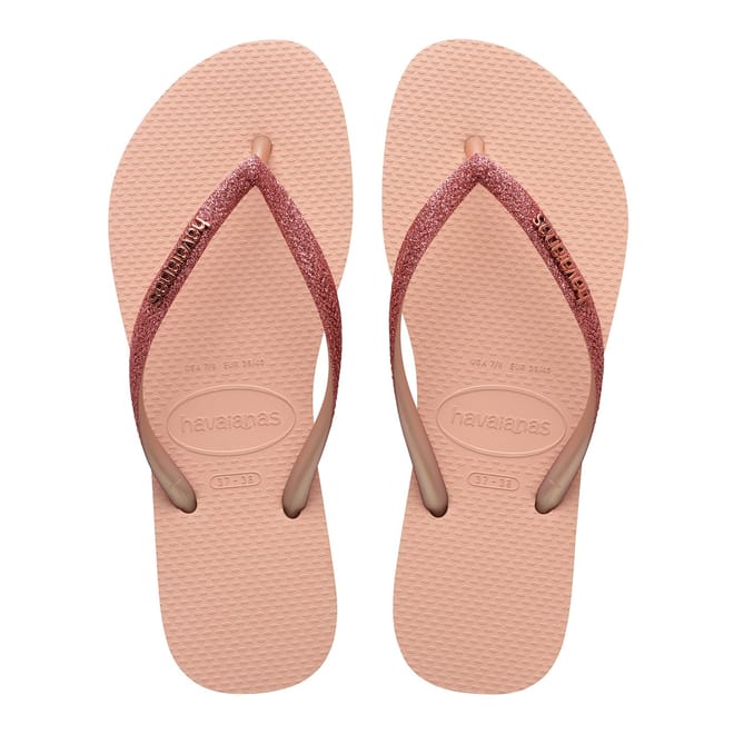 Slim Glitter Flip Flops