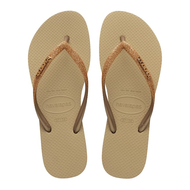 Slim Glitter Flip Flops