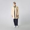 Concealed Button Plaquette Mac Coat