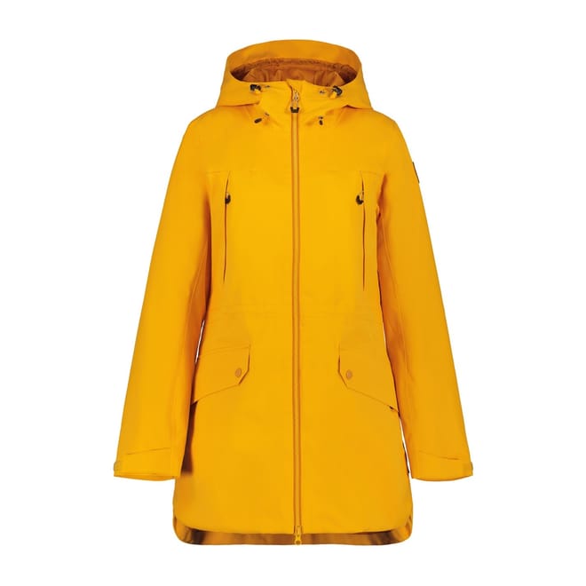 Minier Solid Patterned Hooded Parka Jacket