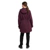Alpena Solid Patterned Hooded Parka Jacket