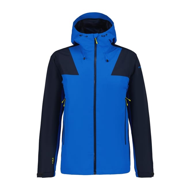 Hooded Color Block Rain Jacket