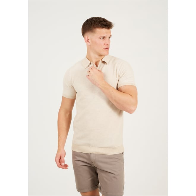 Button Knitted Polo