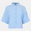 Relaxed Fit Cropped Shirt