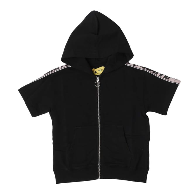 Juniors Logo Band Zip Hoodie
