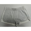 Binded Sweat Shorts with Curved Hem