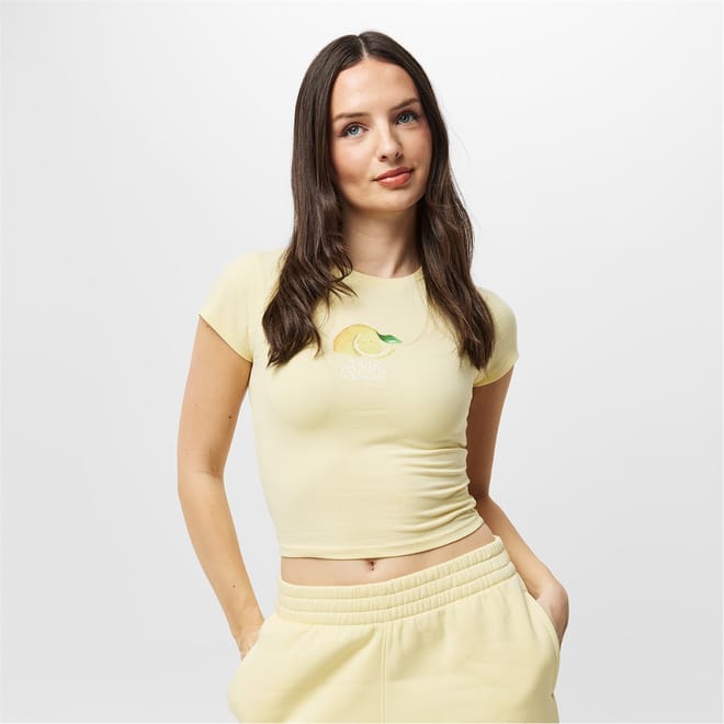 Baby Slim Fit Cropped T-Shirt