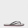 By The Sea Floral Flat Heel Flip Flops