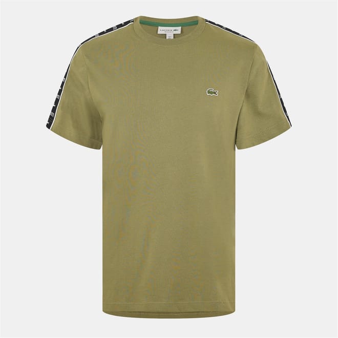 Regular Fit Lacoste Lettering Crew Neck T-Shirt