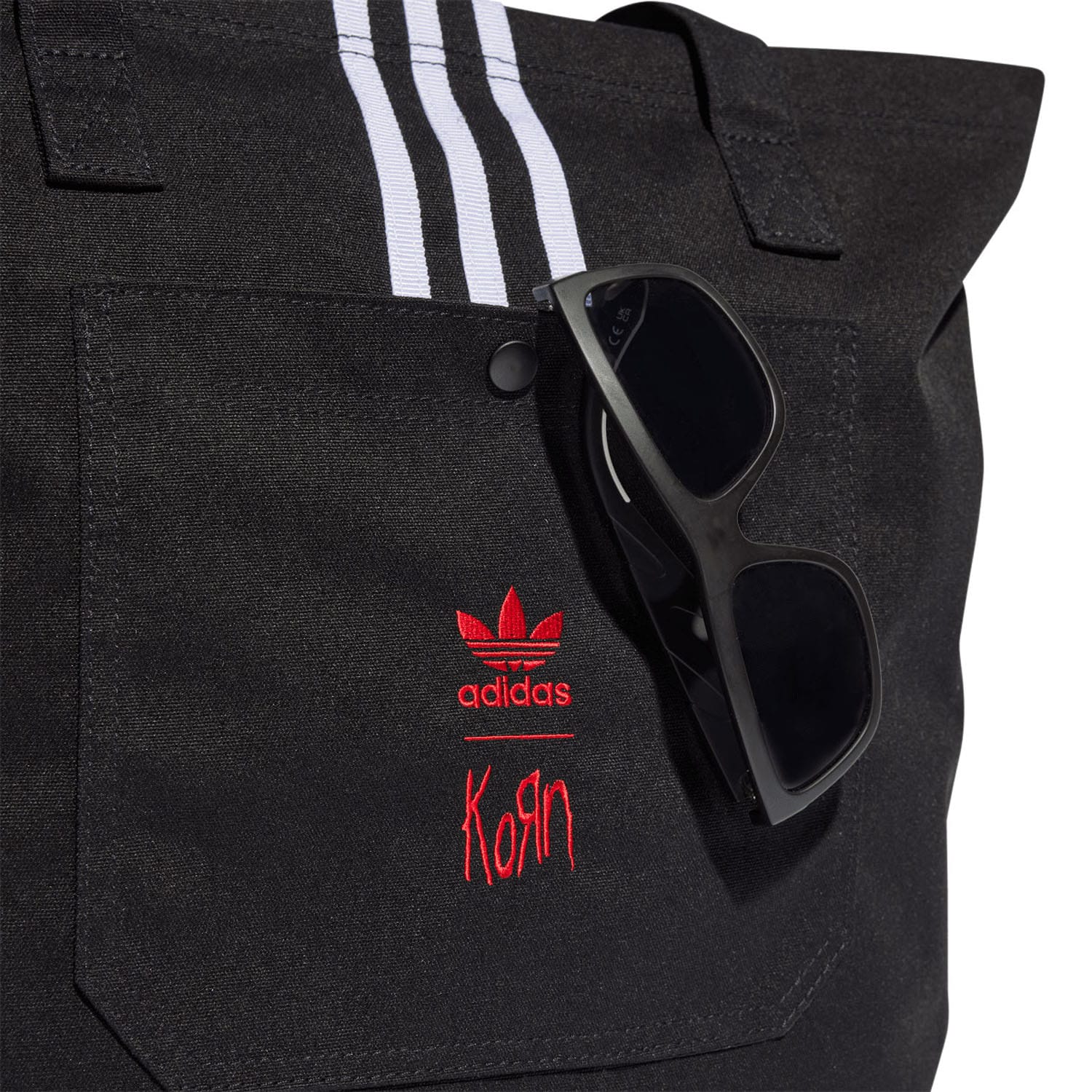 ★即発送 adidas korn トートバッグ 黒系 ワンサイズ adidas x Korn Tote Bag 