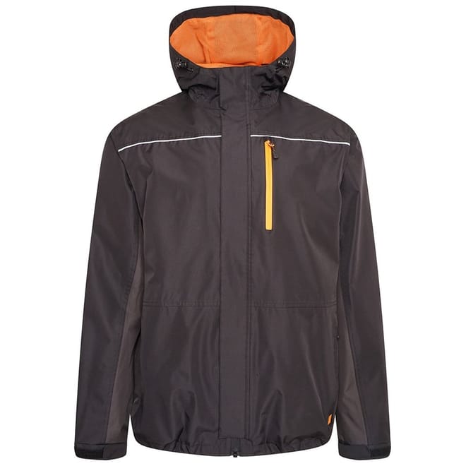 Hooded Softshell Jacket with Reflective Ribbon