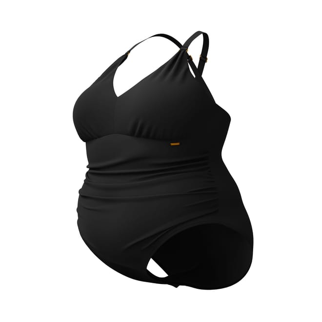 Shaping V-Neck 1 Piece Swimsuit