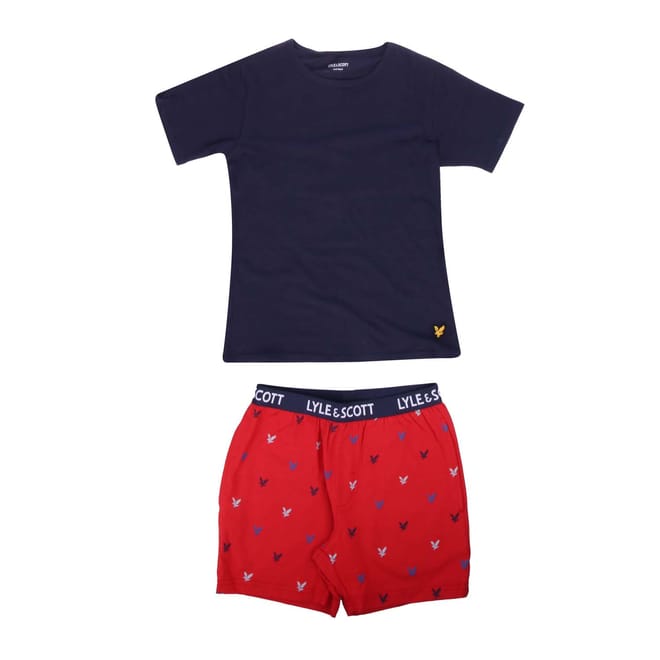 Juniors Allover Print Loungwear Set