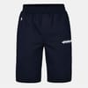 Solid Bermuda Sweat Shorts with Elasticated Waistband