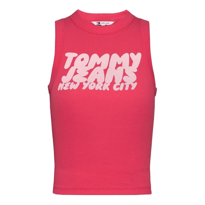 Slim Fit Lettering Tank