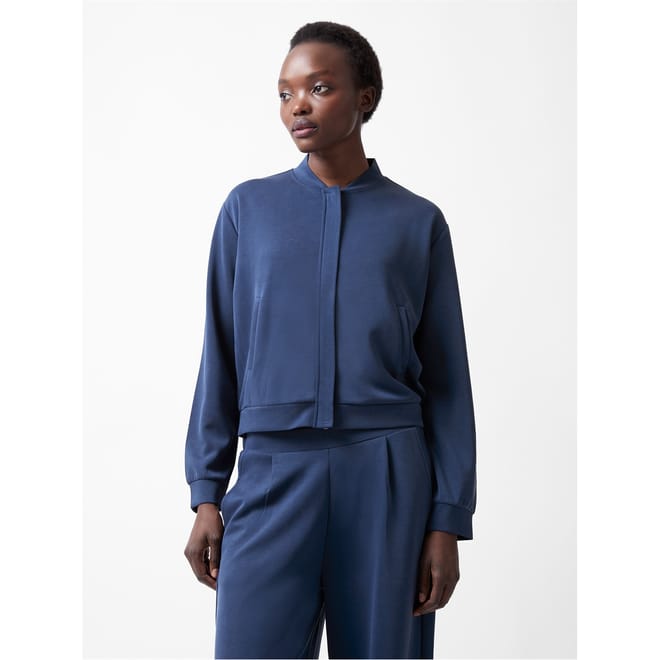 Zip Through Bomber Jacket