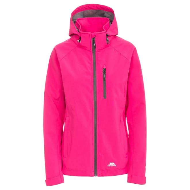 Lorina Hooded Softshell Jacket with Zipped Pocket