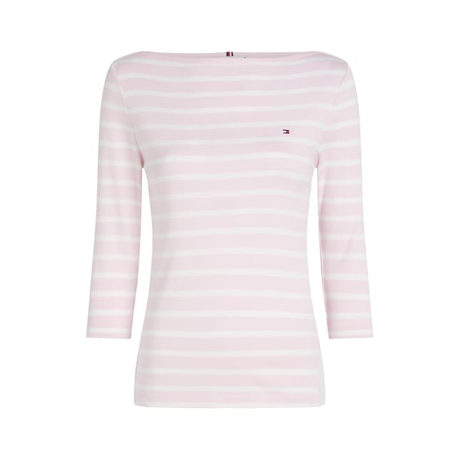 Cody Slim Fit Boat Neck 3/4 Sleeve T-Shirt