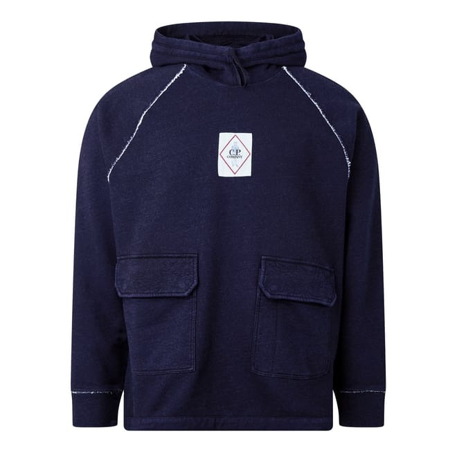 C.p Company Indigo Hoodie
