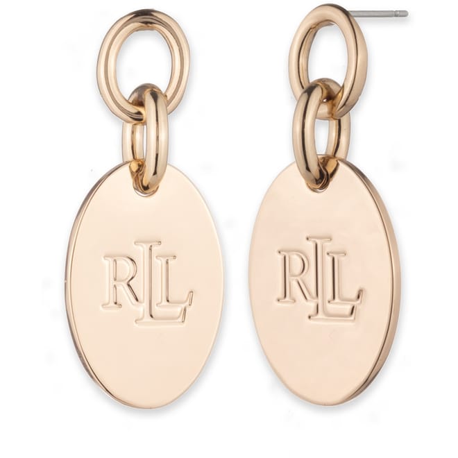 Logo Drop Earrings