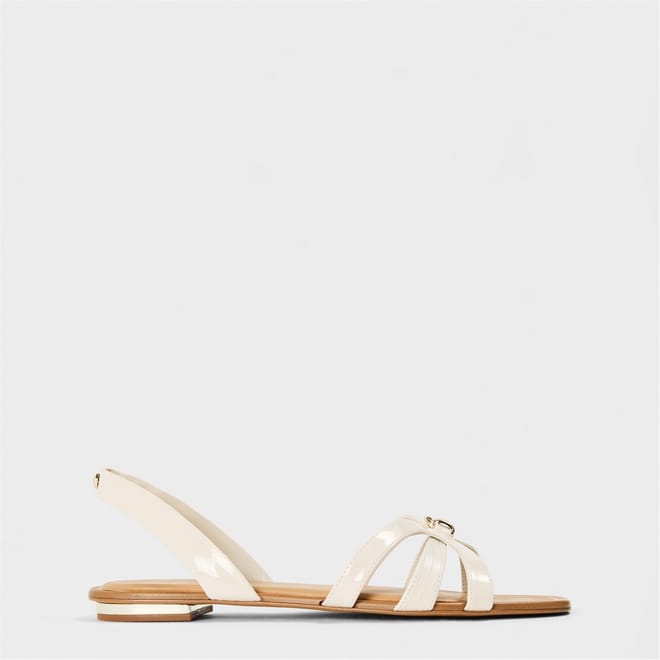 Open Toe Flat Heel Slide Sandals