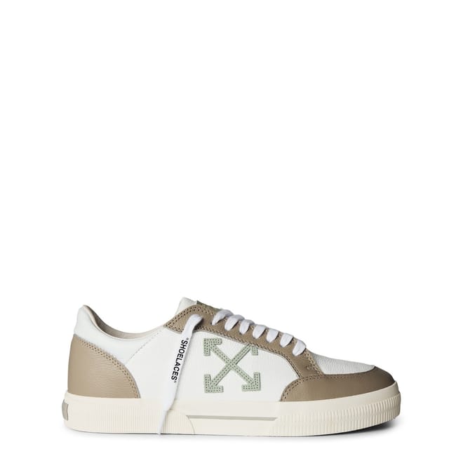 Vulcanised Leather Low Top Trainers