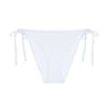 Textured Triangle Bikini Bottom with Tie