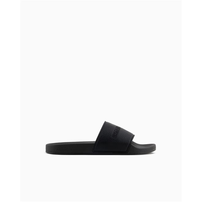 Exchange Textured Open Toe Flat Slides