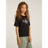 Regular Fit Glitter Short Sleeve Crew Neck T-Shirt