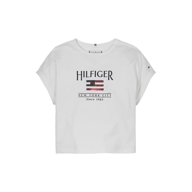 Sequins Flag Tee ss
