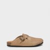 Flat Heel Round Toe Mules