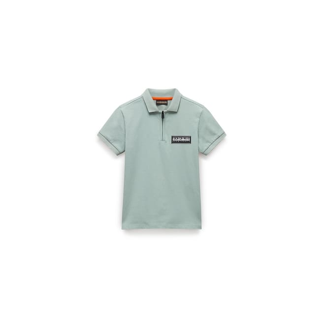 Regular Fit Zip Neck Polo Shirt