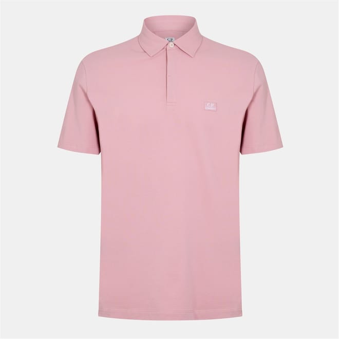Short Sleeve Logo Patch Polo Shirt