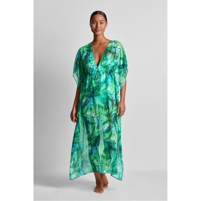 Kaftan V-Neck Maxi Dress