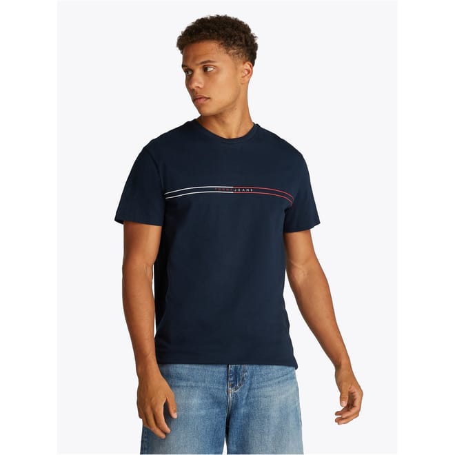 Slim Fit Lettering Crew Neck T-Shirt