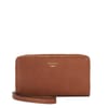 Leopard Patterned Zip Around Wallet
