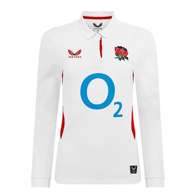 England Rugby Home Classic Long Sleeve Shirt 2025 Adults