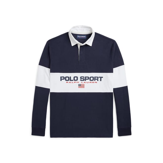 Regular Fit Long Sleeve Rugby Polo
