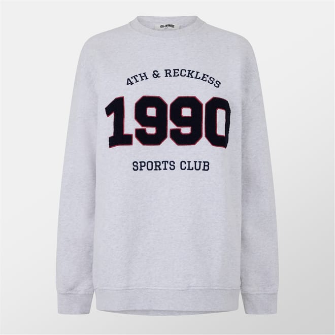 Relaxed Fit Crew Neck Sweatshirt