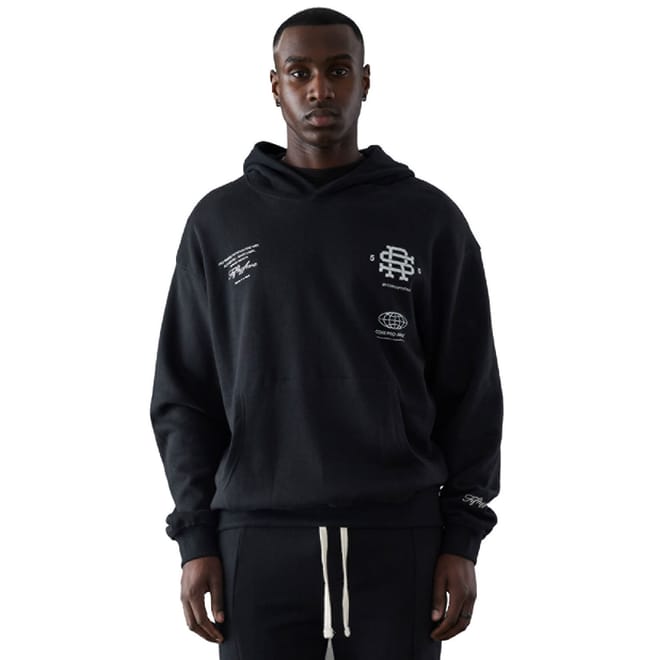 Versus Front Back Logo Hoodie