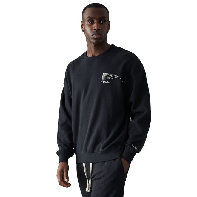 Labach Front Back Logo Crewneck Sweatshirt