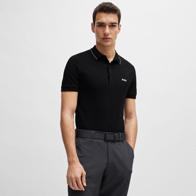 Paule 4 Slim-Fit Tonal Logo Polo Shirt