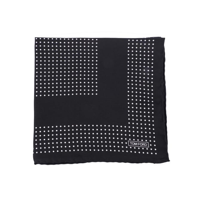 Framed Polka Dot Pocket Square