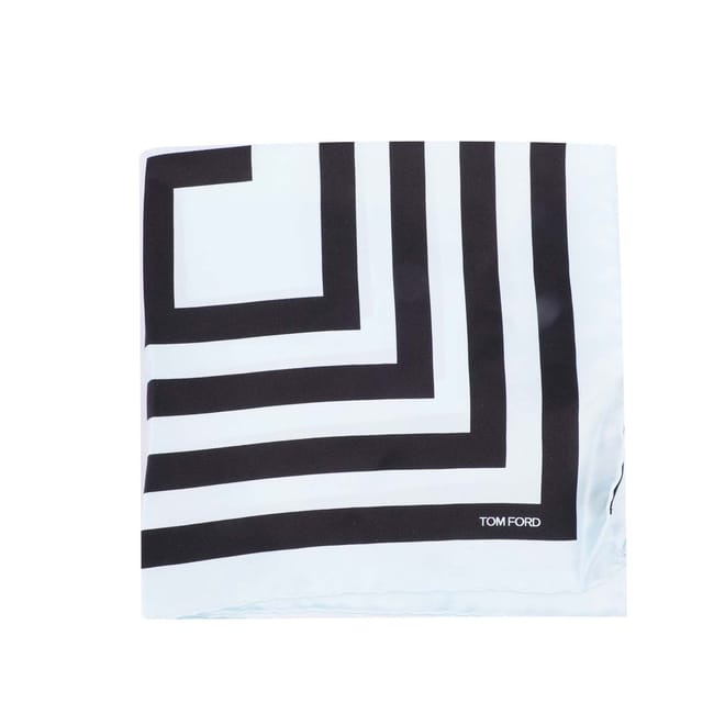 Geometric Print Pocket Square