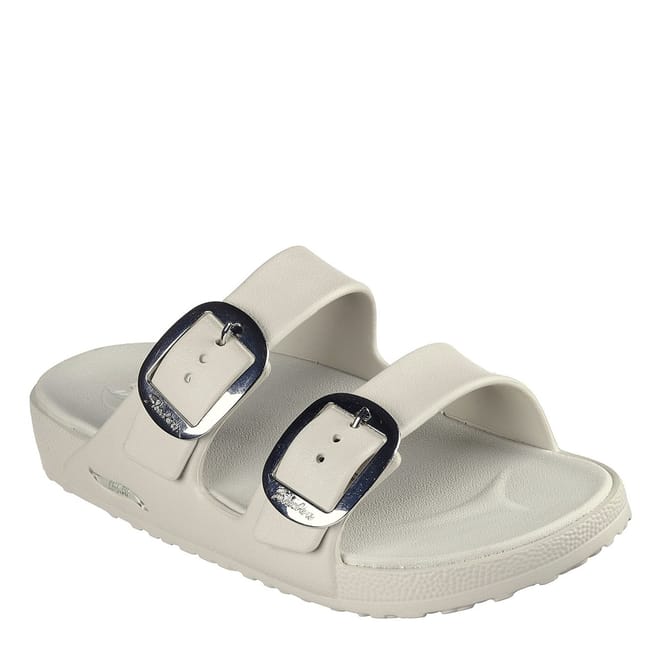 Molded Double Band Flat Slide Sandals