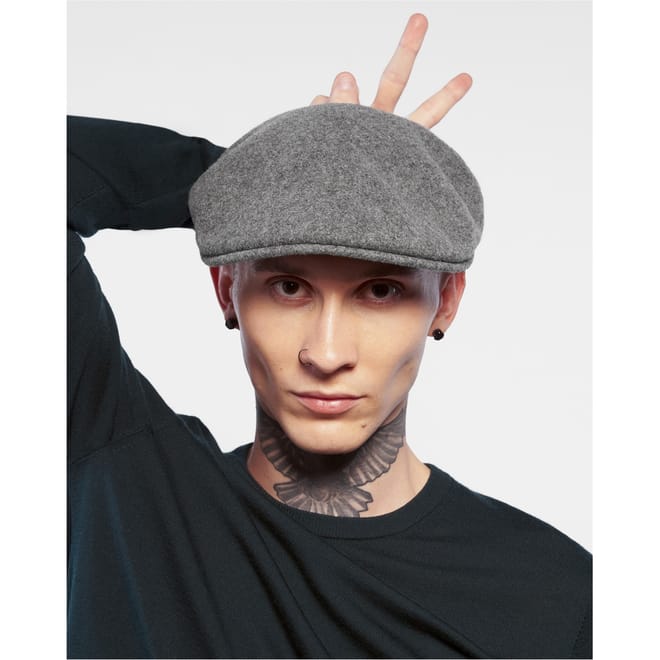 Womens Wool 504 Flat Cap
