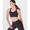 Snug Fit Cropped Scoop Neck Bra