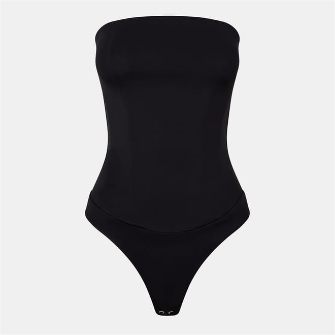 Slim Fit Corset Bodysuit with Back Zipper