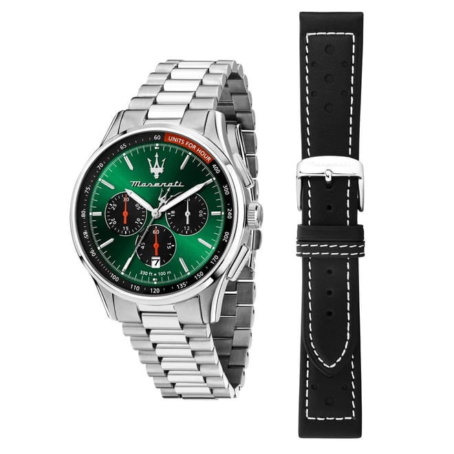 Racing Analogue Steel Bracelet Watch